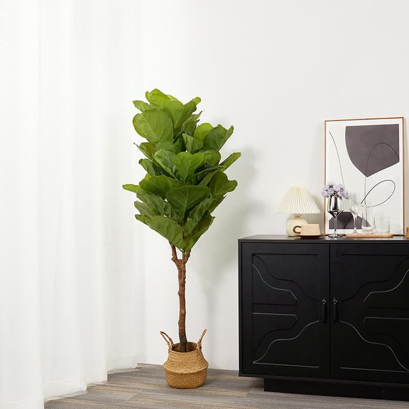 Faux Fiddle Leaf Fig Tree Home Decoration