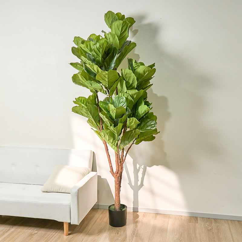 Faux Fiddle Leaf Fig Tree Home Decoration