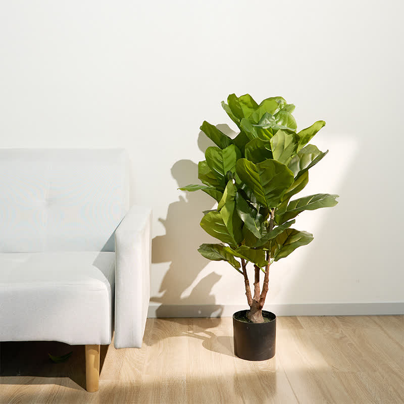 Faux Fiddle Leaf Fig Tree Home Decoration
