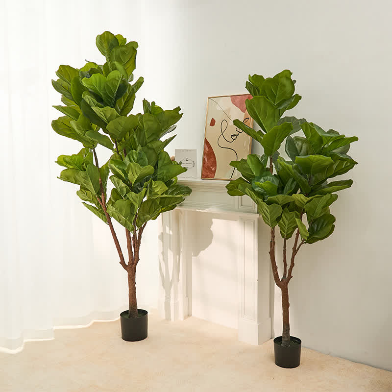 Faux Fiddle Leaf Fig Tree Home Decoration