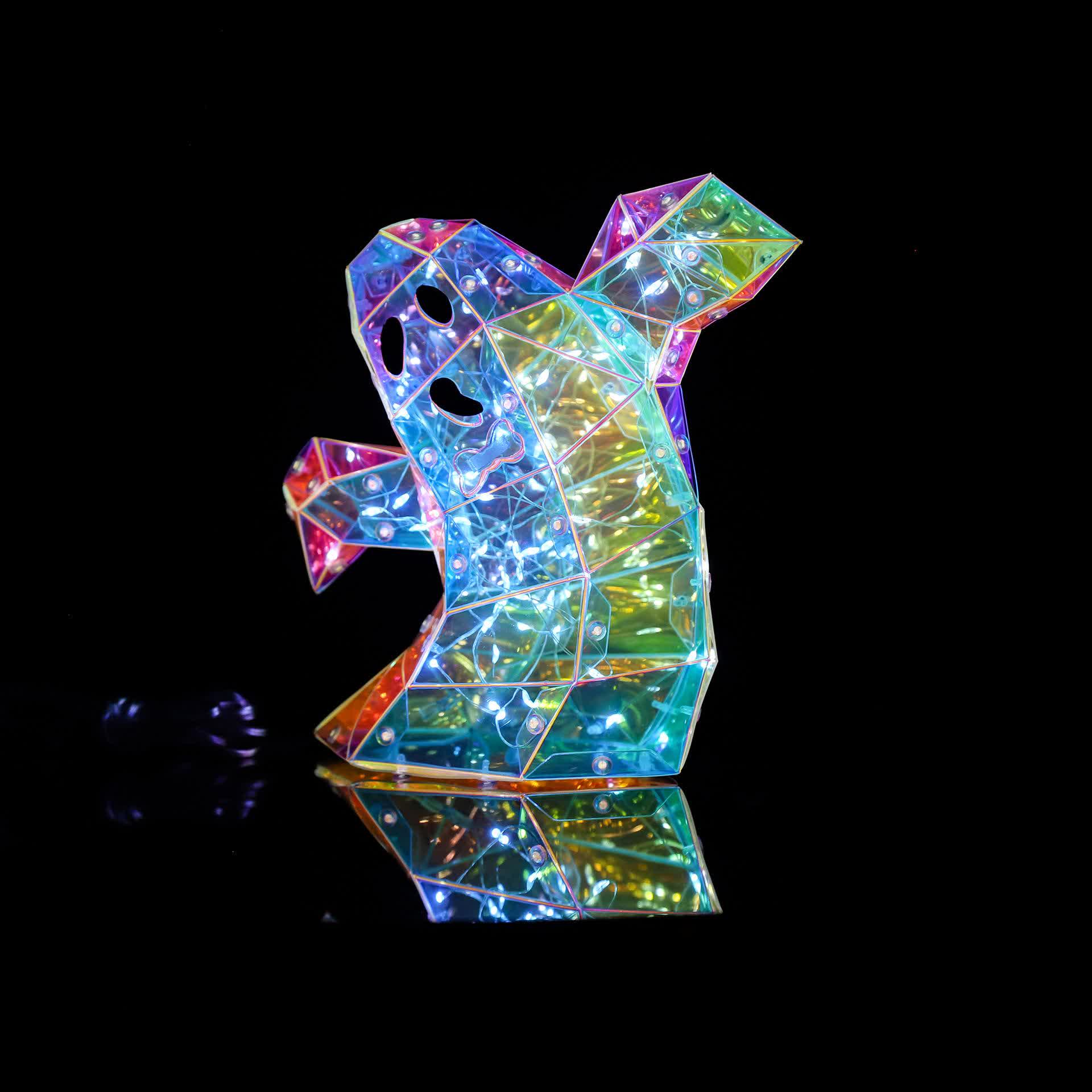 3D Ghost Infinity Lights Halloween Decoration