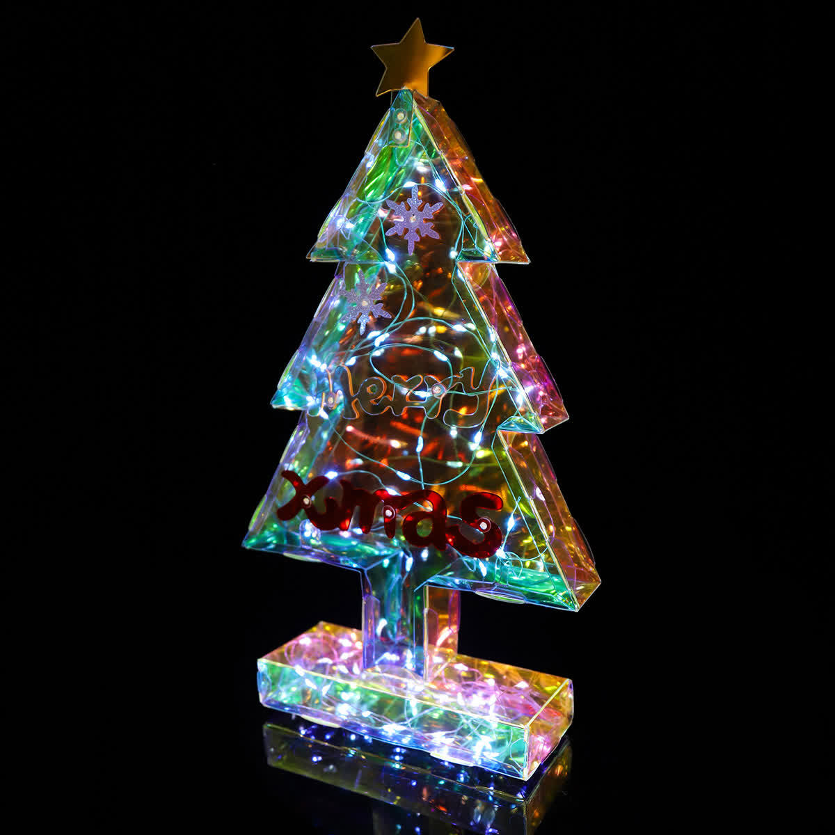 3D Christmas Tree Infinity Lights Decoration