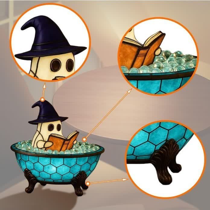 Halloween Ghost Reading Light Decoration