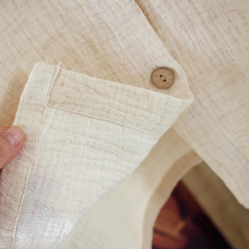 Matching Minimalist Cotton Linen Pajama Jammies