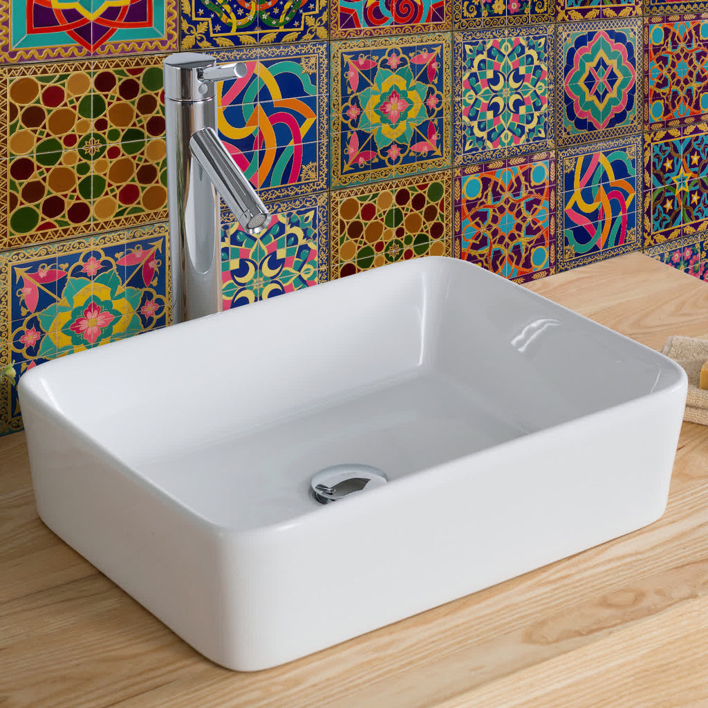 Peel & Stick Boho Waterproof Tile Wall Decals