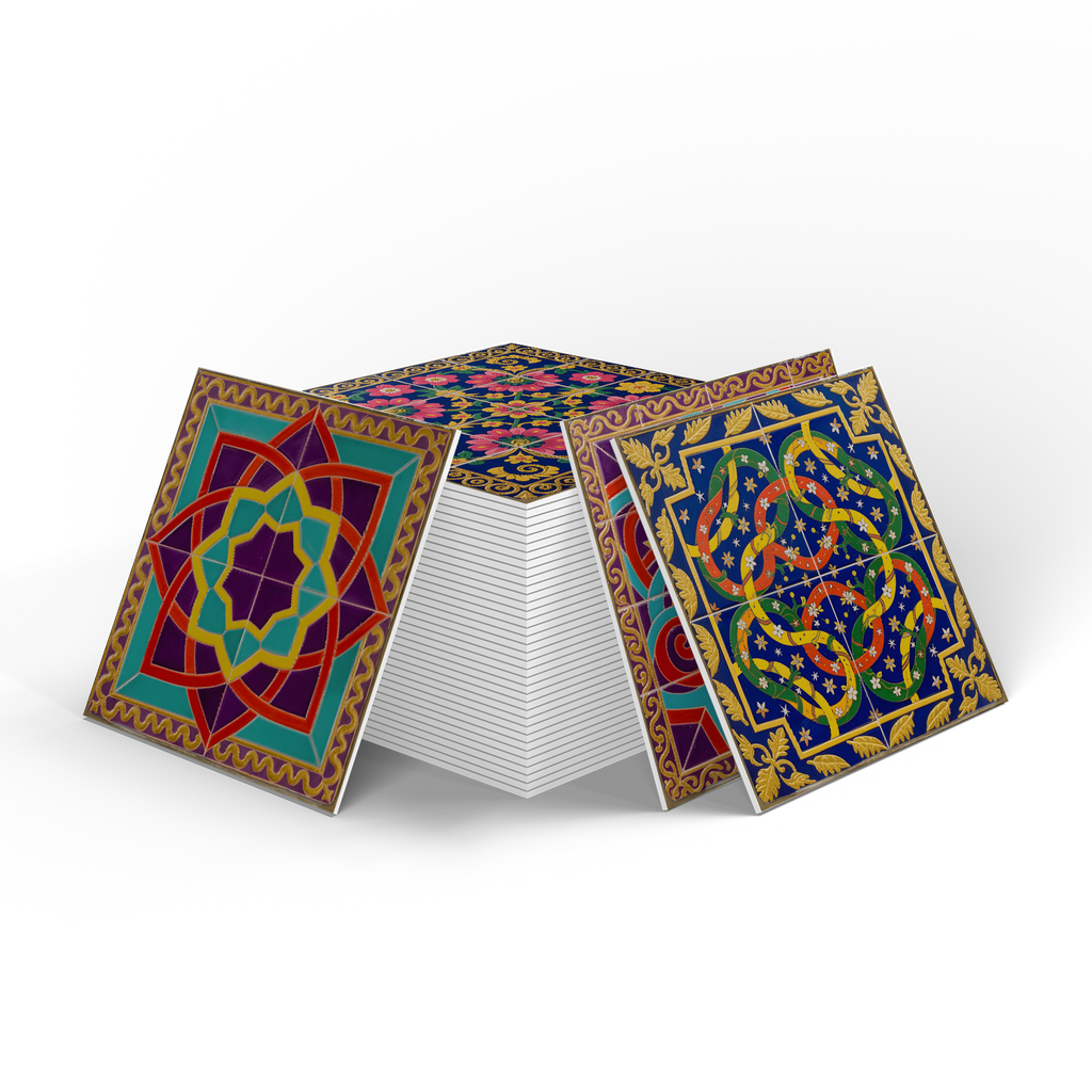 Peel & Stick Boho Waterproof Tile Wall Decals