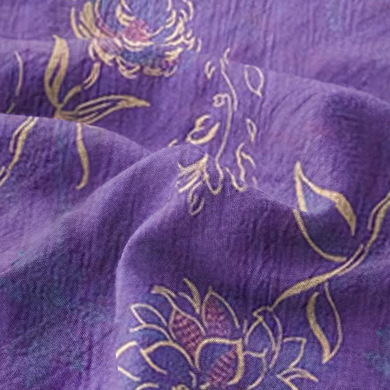 Peony Organic Cotton Sheet Bedspread