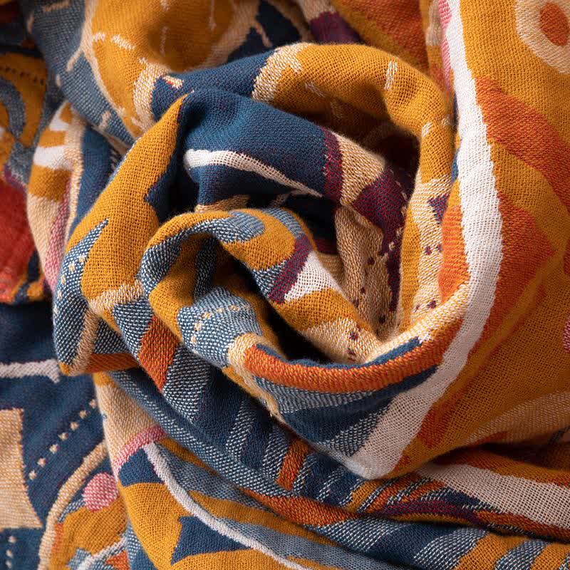 Bohemian Style Cotton Gauze Muslin Quilt