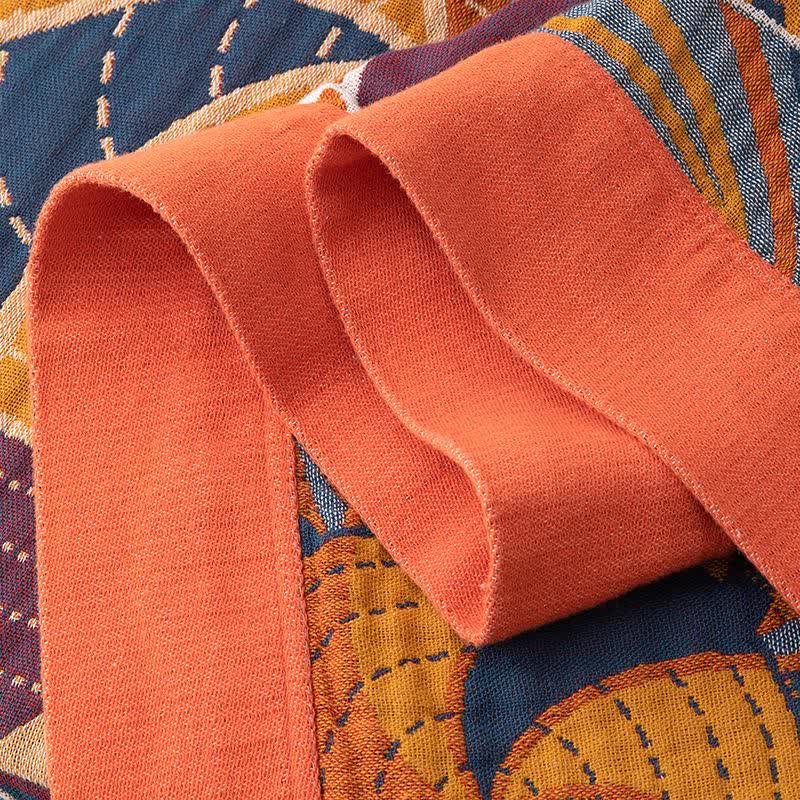 Bohemian Style Cotton Gauze Muslin Quilt