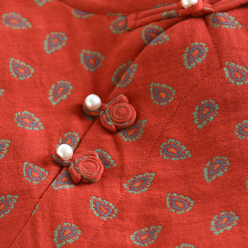 Paisley-inspired Jacquard Cotton Gauze  Pajamas