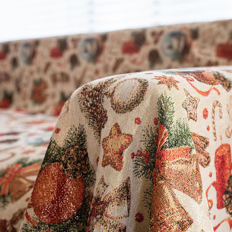 Christmas Crystal Ball Sofa Throw Blanket