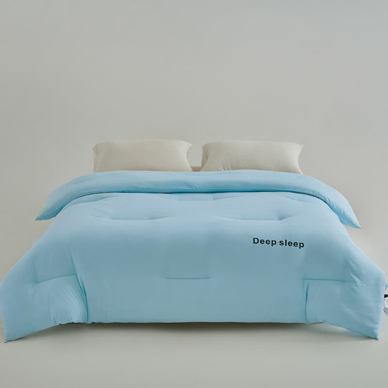 Deep Sleep Letter Printed Comforter