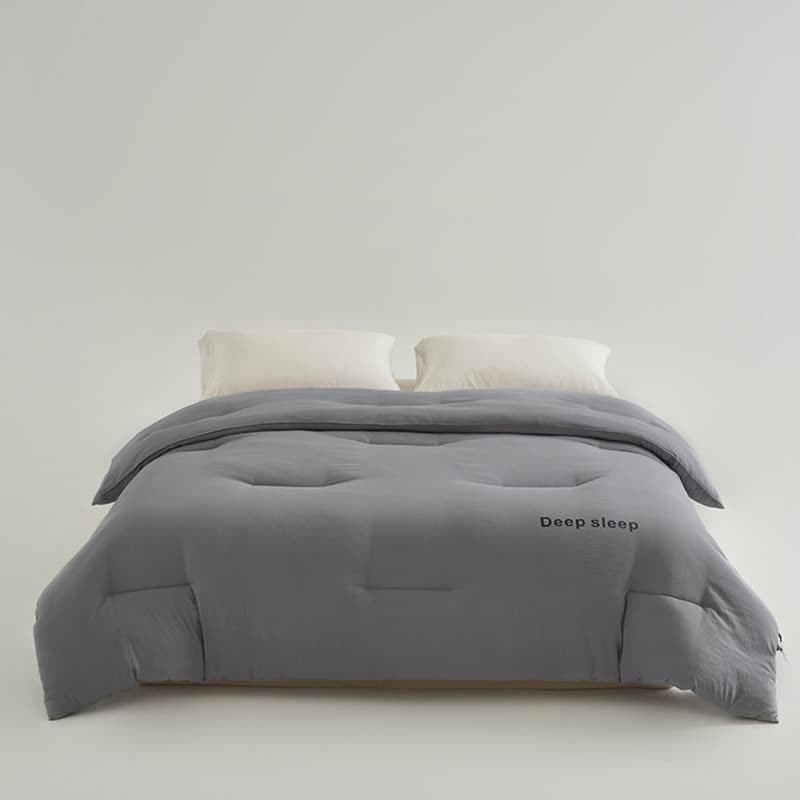 Deep Sleep Letter Printed Comforter