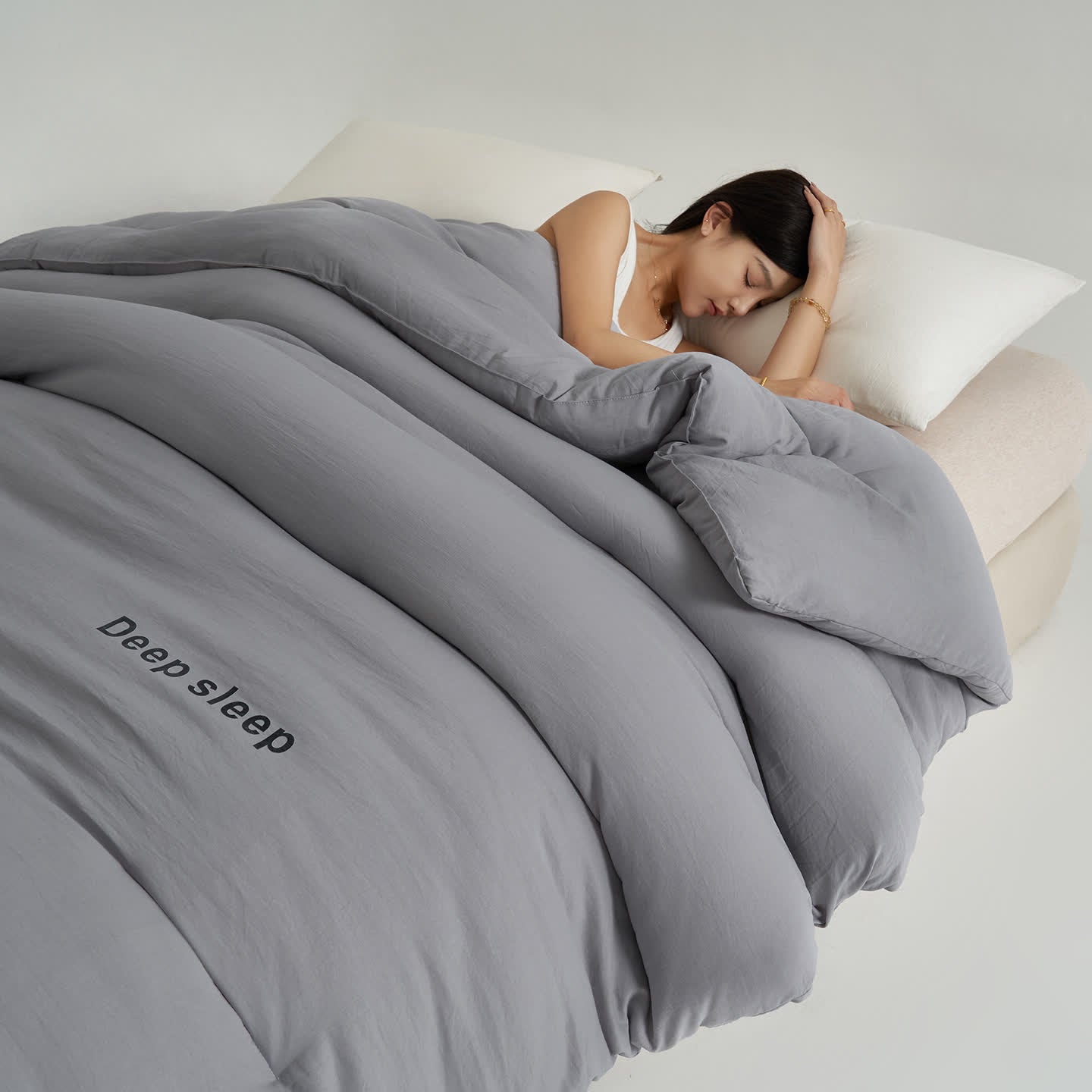 Deep Sleep Letter Printed Comforter