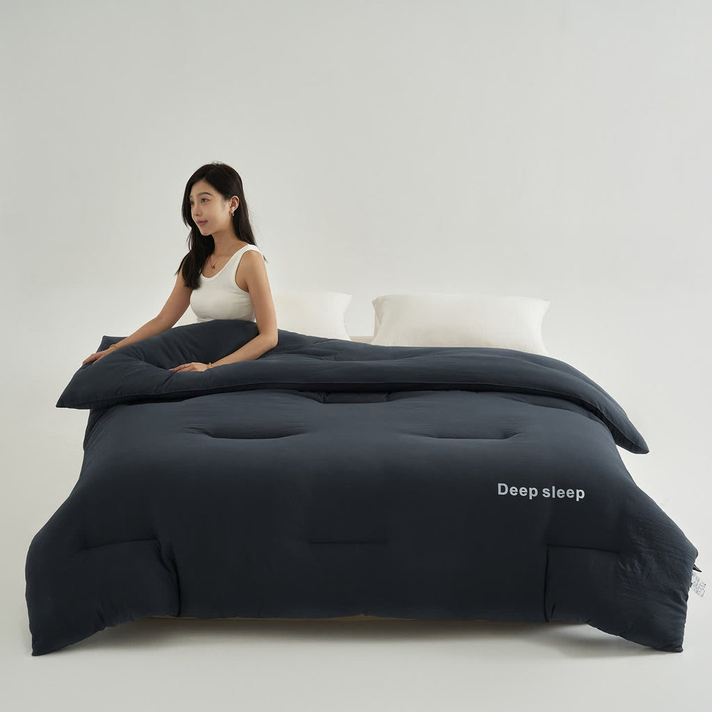 Deep Sleep Letter Printed Comforter