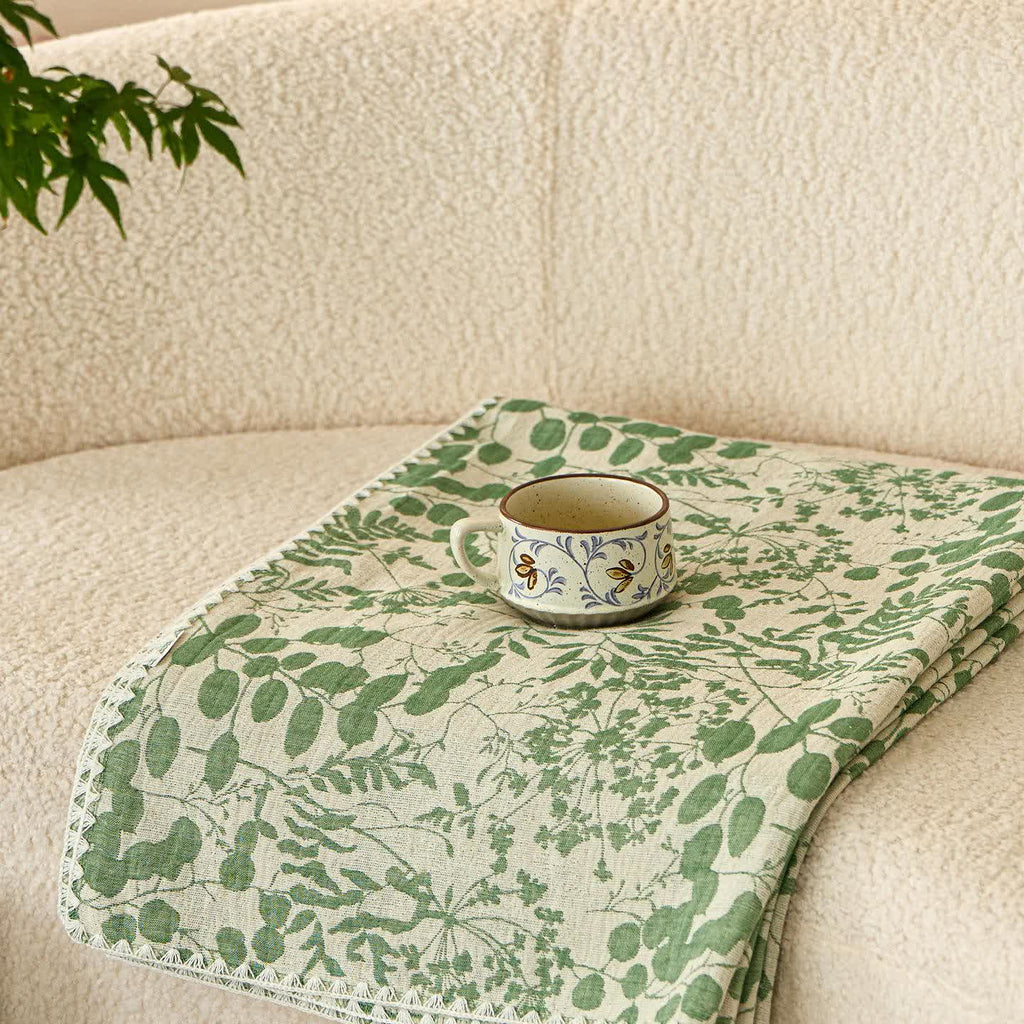 Soft Style Floral Cotton Gauze Quilt