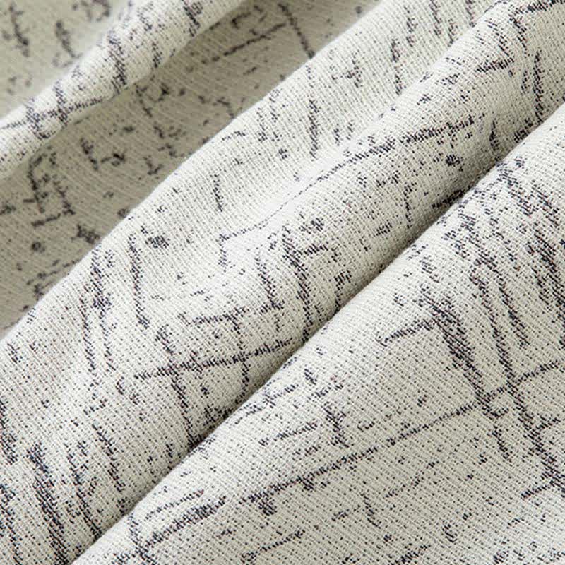 Beige Retro Floral Natural Cotton Quilt