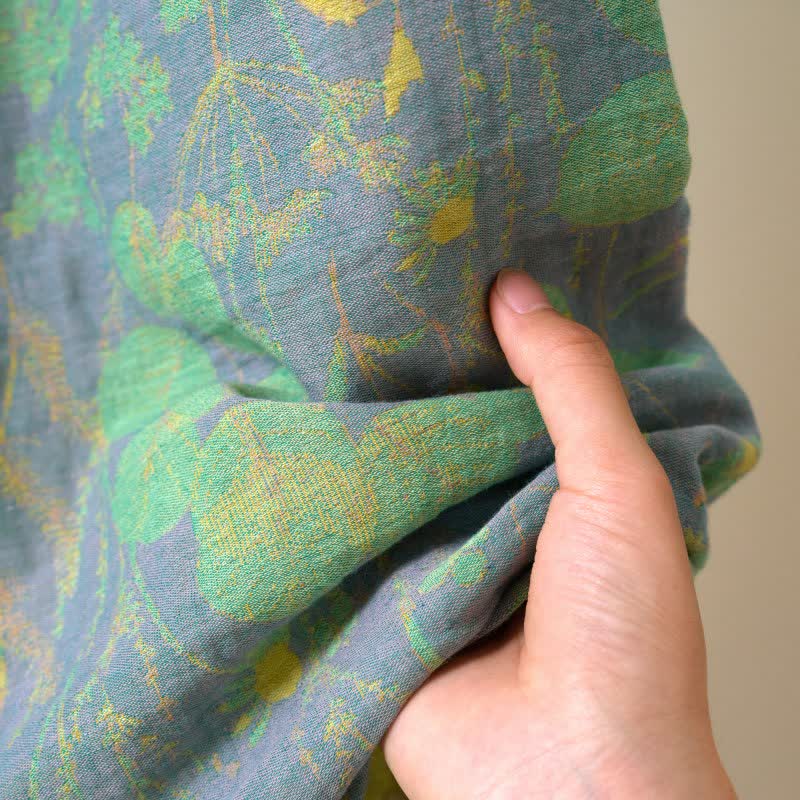 Lotus Organic Cotton Gauze Kimono Robe