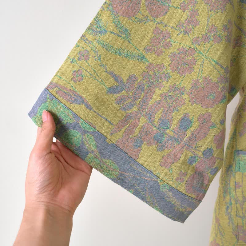 Lotus Organic Cotton Gauze Kimono Robe