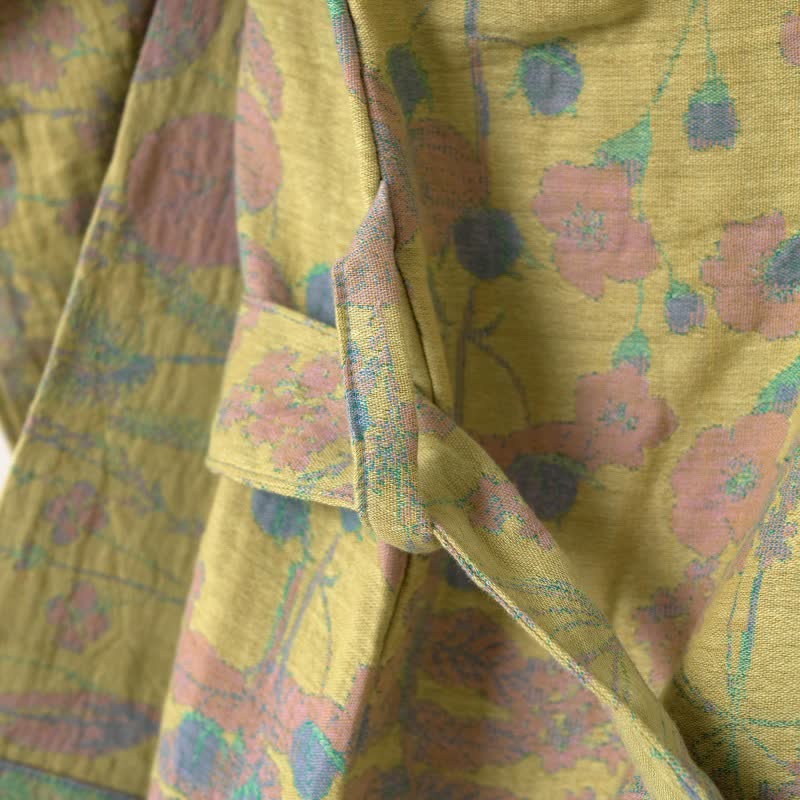 Lotus Organic Cotton Gauze Kimono Robe