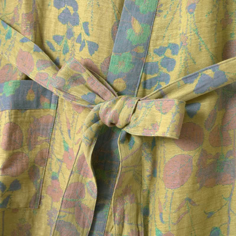 Lotus Organic Cotton Gauze Kimono Robe