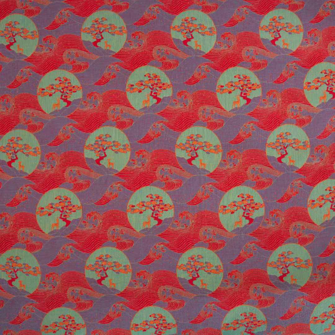 Oriental Sea Moon Cotton Bedding Set(4pcs)