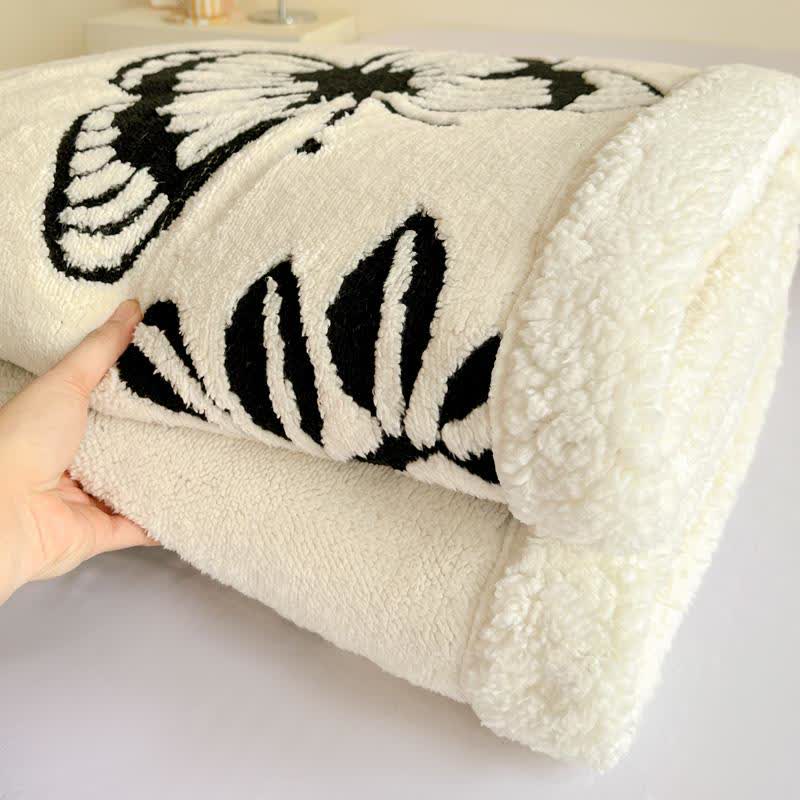 Tree Butterfly Jacquard Throw Blanket