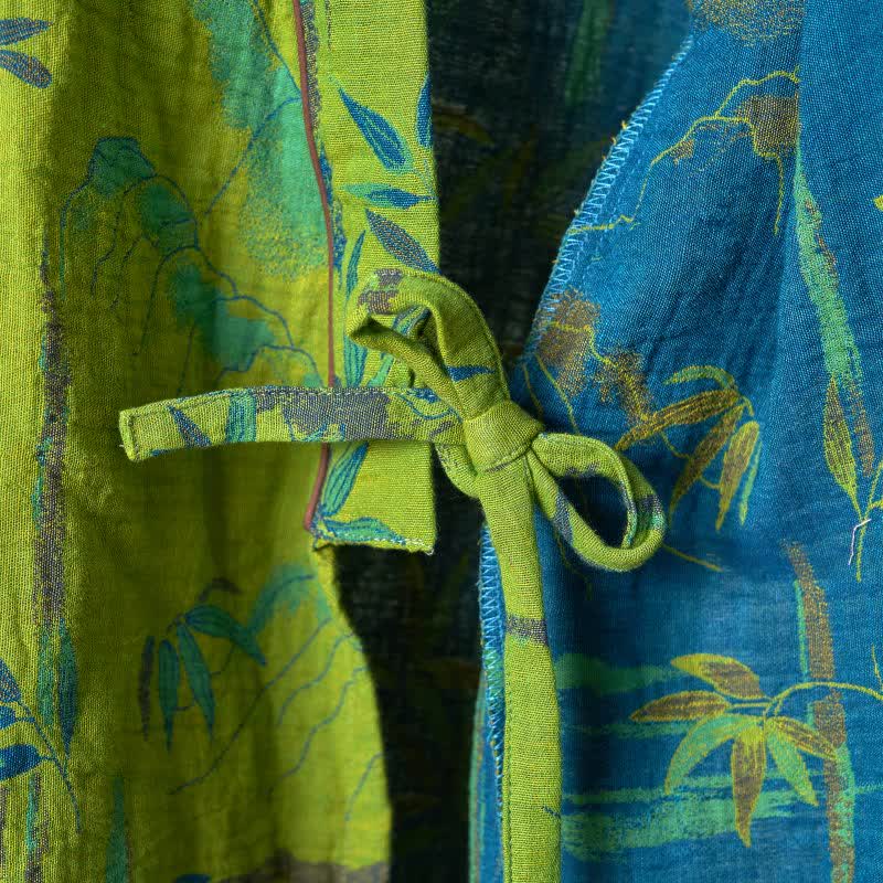Bamboo Cotton Gauze Kimono Loungewear Set