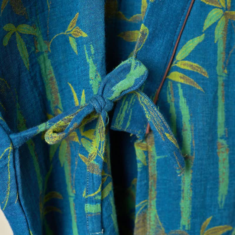 Bamboo Cotton Gauze Kimono Loungewear Set