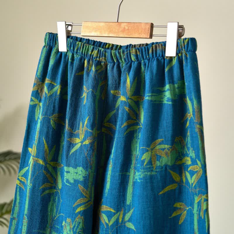 Bamboo Cotton Gauze Kimono Loungewear Set