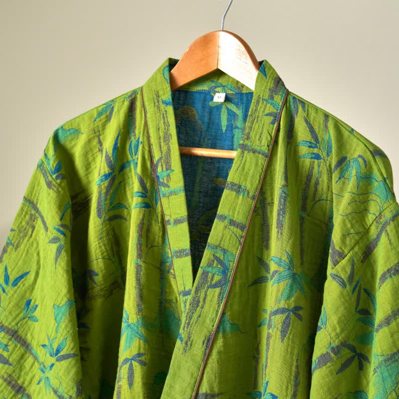 Bamboo Cotton Gauze Kimono Loungewear Set