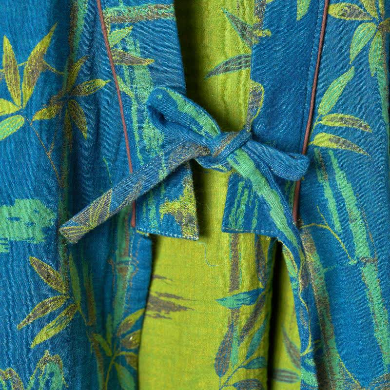 Bamboo Cotton Gauze Kimono Loungewear Set