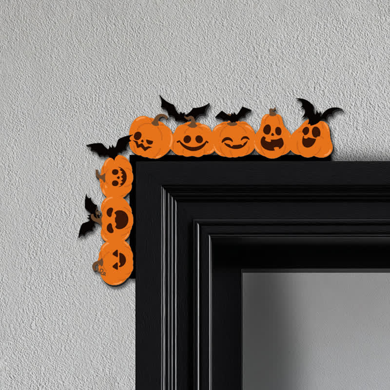 Pumpkin Bat Door Corner Decoration