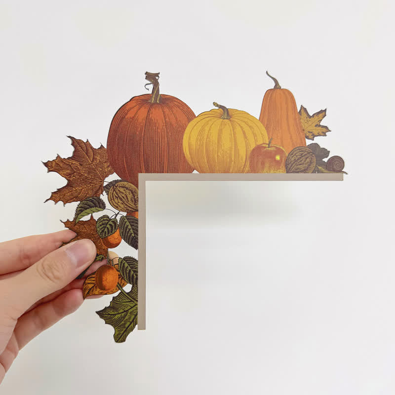 Maple Leaf Pumpkin Door Corner Decoration