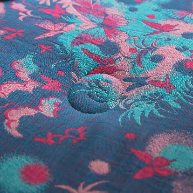 Artistic Butterfly Cotton Gauze Jacquard Quilt
